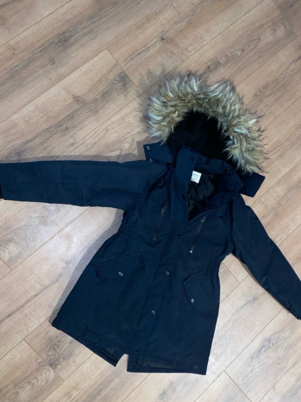 Roxy Girl Tribe Parka Fur Hood